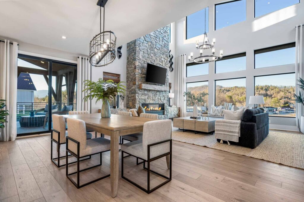 Living room real estate photography by AS Media Co.